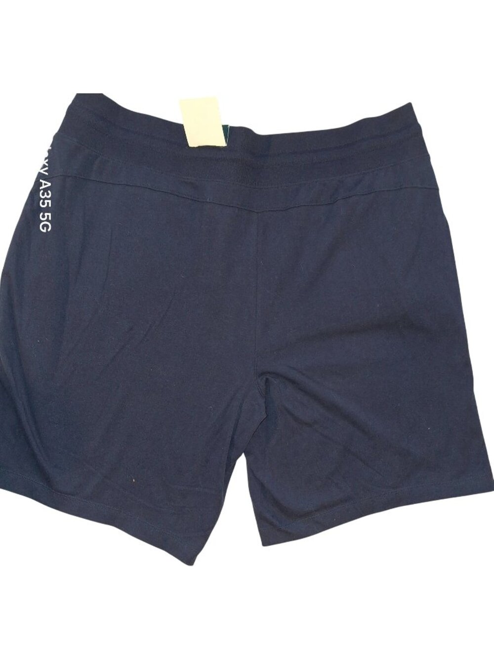 Tek Gear Women's Navy Bermuda Shorts XXL Mid Rise Wicking Drawstring Waist
